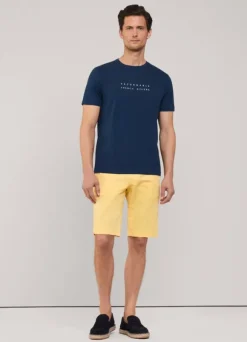 stretch chino bermuda shorts