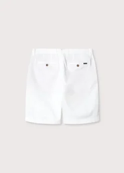 stretch chino bermuda shorts
