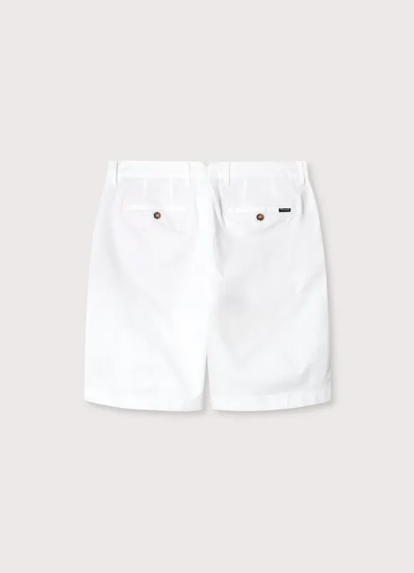 stretch chino bermuda shorts