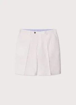 striped seersucker bermuda shorts