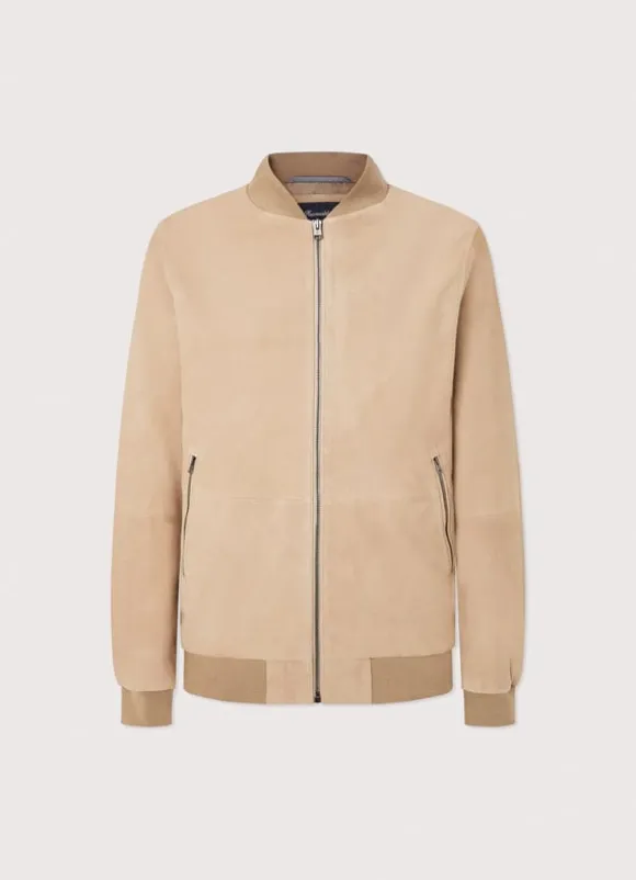 suede bomber jacket