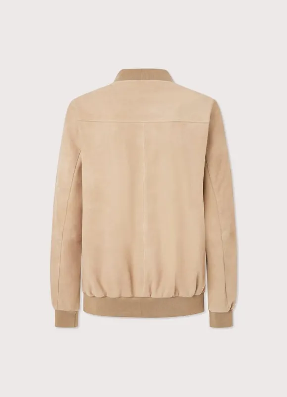 suede bomber jacket