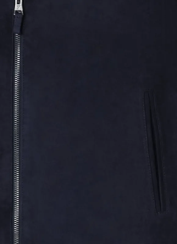 suede hybrid gilet