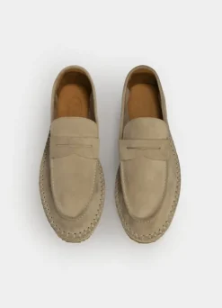 suede loafers
