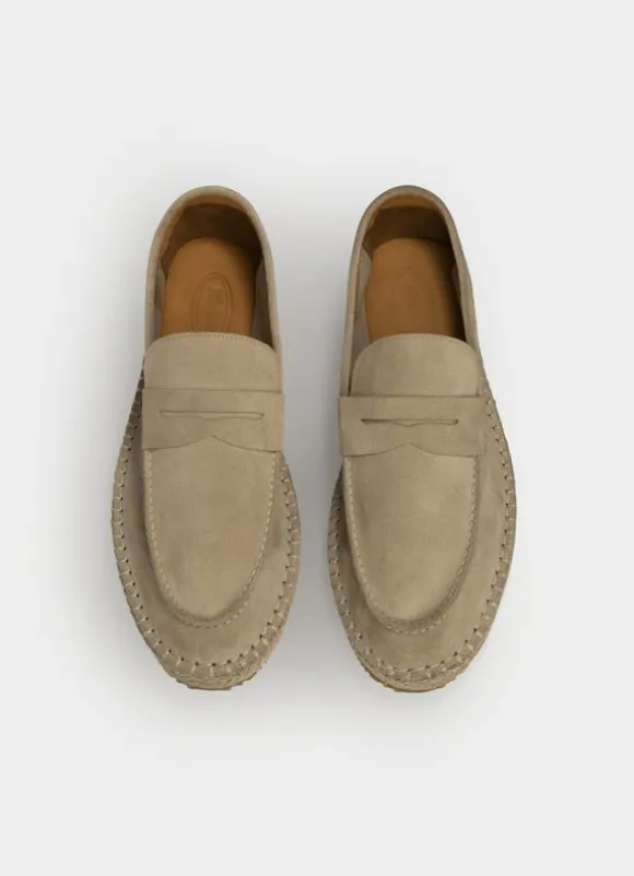 suede loafers