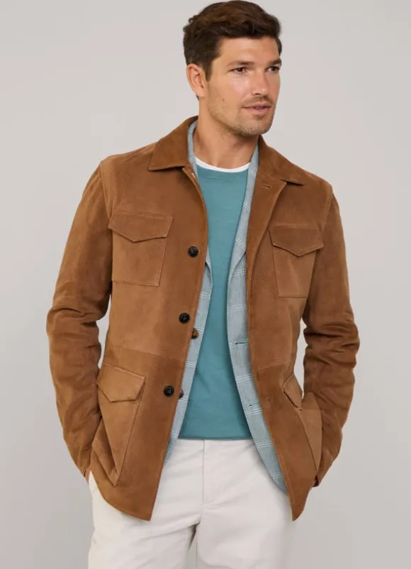 suede safari jacket