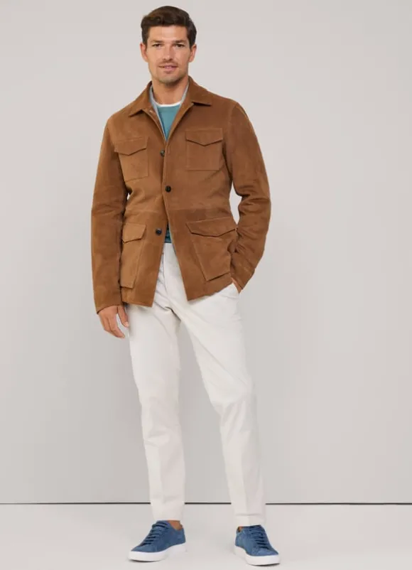 suede safari jacket