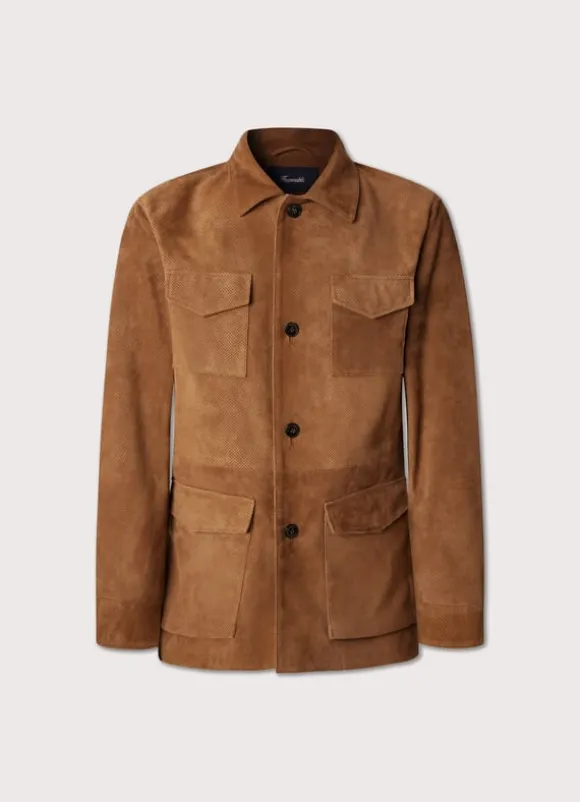 suede safari jacket