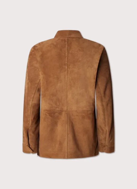 suede safari jacket