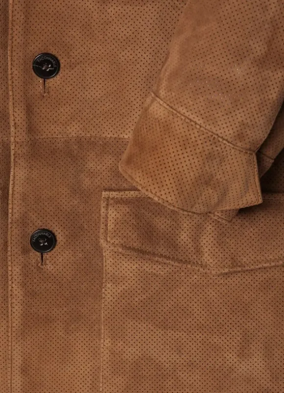 suede safari jacket