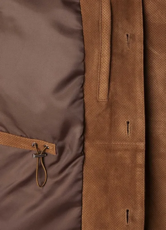 suede safari jacket