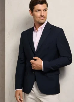 two-button stretch blazer