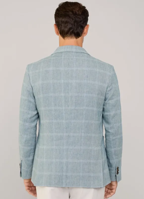 windowpane blazer