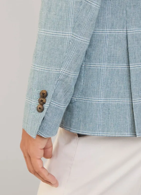 windowpane blazer