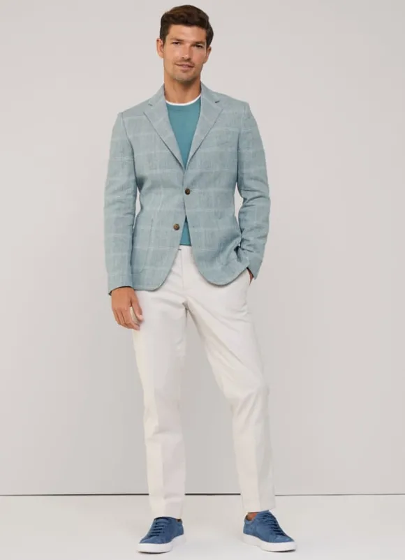 windowpane blazer